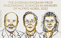 Nobel Kinh tế được trao cho 'nghiên cứu về ngân hàng và khủng hoảng kinh tế'