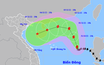 Bão số 7 di chuyển lên phía bắc