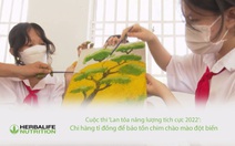 Cuộc thi ‘Lan tỏa năng lượng tích cực 2022’: Dùng tranh mùn cưa để gửi thông điệp bảo vệ môi trường