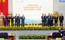 HUTECH đạt chứng nhận quốc tế QS Stars 4 Sao