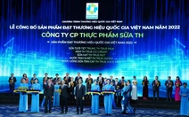 5 sản phẩm TH được vinh danh Thương hiệu quốc gia 2022