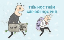 Tiền học thêm gấp đôi học phí: Khoản nào tiền đúng, khoản gì tiền sai?