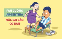 Fan cuồng Argentina mắc sai lầm cơ bản