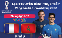 Lịch trực tiếp trận Pháp gặp Morocco ở bán kết World Cup 2022