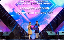 MIKGroup tiếp tục hành trình thắp sáng 'Mặt trời Hy Vọng' cho 'chiến binh nhí'