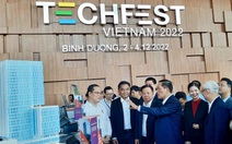 Bàn giải pháp chuyển đổi mô hình sản xuất tại Ngày hội đổi mới sáng tạo Techfest 2022 Bình Dương