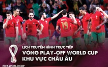 Lịch trực tiếp chung kết play-off tranh vé dự World Cup khu vực châu Âu