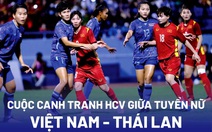 Xem lại cuộc cạnh tranh HCV bóng đá nữ giữa Việt Nam và Thái Lan tại SEA Games