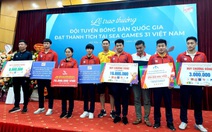 Đội tuyển bóng bàn Việt Nam được thưởng hơn 300 triệu đồng sau SEA Games 31