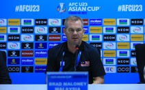 HLV U23 Malaysia: 'Tôi không biết vì sao cầu thủ của mình bị thẻ đỏ'