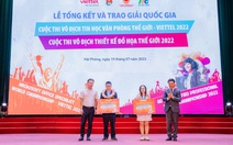 9 quán quân nhận giải vô địch tin học văn phòng và thiết kế đồ họa thế giới năm 2022