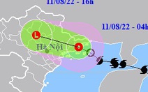 Bão số 2 suy yếu thành áp thấp nhiệt đới, đi vào đất liền Quảng Ninh - Hải Phòng