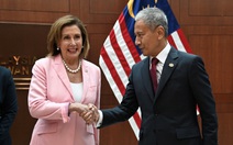 Máy bay chở bà Pelosi đã rời Malaysia, có thể tới Đài Loan tối nay 2-8