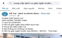 Mạo danh bảo hiểm xã hội để lừa đảo ‘xử lý thủ tục quá hạn’ qua Facebook, Zalo