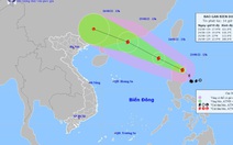 Bão Maon giật cấp 12 đang hướng vào khu vực phía bắc Biển Đông