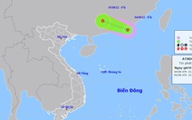 Áp thấp nhiệt đới hình thành trên Biển Đông