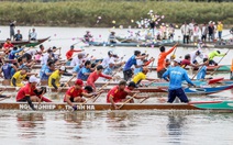 10.000 người về làng gốm Thanh Hà xem đua thuyền trên sông Thu Bồn