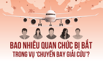 Tính đến nay bao nhiêu quan chức bị bắt trong vụ 'chuyến bay giải cứu'?