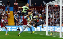 Haaland ghi bàn nhưng Man City chỉ hòa Aston Villa