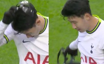 Son Heung Min bực tức ném mặt nạ bảo vệ trong trận thua của Tottenham