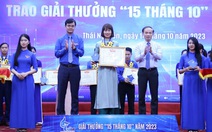 Trao giải thưởng 15 tháng 10 cho 82 cán bộ Hội tiêu biểu