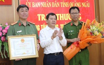 Thưởng nóng công an phá nhanh vụ án 'bắn nữ lao công giữa đêm khuya'