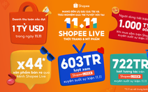 Shopee lập kỷ lục mới, cán mốc doanh thu toàn cầu 1 tỉ USD trong ngày 11-11