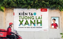 Tái sinh rác thải nhựa, cùng J&T Express ‘kiến tạo tương lai xanh’