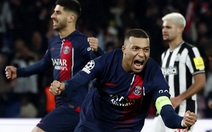 Bàn thắng phút bù giờ giúp PSG thoát thua trước Newcastle