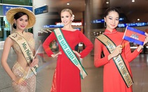 Dàn thí sinh Miss Earth 2023 diện áo dài khi đến Việt Nam