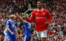 Rashford lập cú đúp, Man United 'vượt ải' Leicester