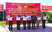 Đưa về Long An 122 hài cốt liệt sĩ trong mùa khô 2022 - 2023