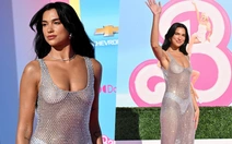 Dua Lipa gây sốc với chiếc váy trong suốt, lộ phần nhạy cảm