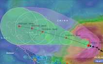 Chiều nay, bão số 1 lên cấp 10-11, giật cấp 14, sẽ còn mạnh thêm
