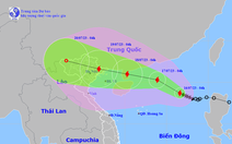 Bão số 1 hướng vào Bắc Biển Đông, giật cấp 11 và có thể mạnh thêm