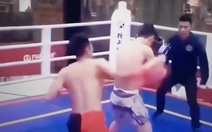 Võ sĩ bị hạ knock out vì nhìn nhầm trọng tài là đối thủ