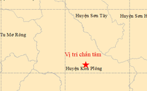 Kon Tum xảy ra 10 trận động đất trong 2 giờ