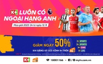 Ngoại hạng Anh 2023/2024 - Xem trực tiếp và độc quyền gói kênh K+ trên MyTV