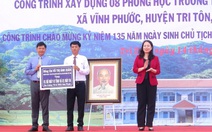 Phó chủ tịch nước Võ Thị Ánh Xuân vận động 5 tỉ đồng xây trường