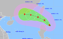 Bão Saola có thể vào Biển Đông trong hai ngày tới