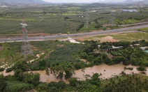 Trực tiếp tới đoạn sông Phan, nơi tranh cãi nguyên nhân ngập cao tốc Phan Thiết - Dầu Giây