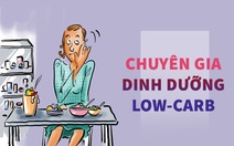 Sụp đổ hình tượng chuyên gia dinh dưỡng low-carb