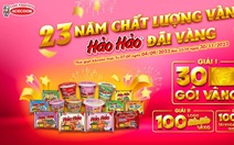 Kỷ lục chảo mì Hảo Hảo dát vàng, cơ hội trúng vàng 24K mừng Sinh nhật 23