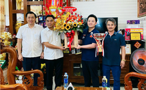 Lãnh đạo Bình Dương chúc mừng Bao Phương Vinh vô địch Billiards carom 3 băng thế giới