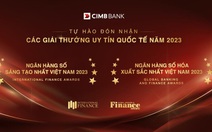 Ngân hàng CIMB nhận giải thưởng đổi mới sáng tạo năm 2023