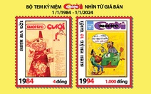 Bộ tem kỷ niệm 40 năm Tuổi Trẻ Cười nhìn từ... giá bán