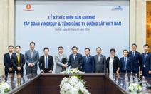 Vingroup ký kết hợp tác thúc đẩy chuyển đổi xanh với Tổng công ty Đường sắt Việt Nam