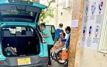 Cảnh sát giao thông dẫn đường đưa sản phụ đi cấp cứu