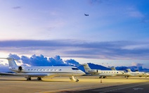 Đà Nẵng xuất hiện loạt máy bay siêu sang dành cho tỉ phú của Gulfstream