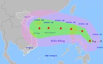 Bão Trami di chuyển nhanh vào Biển Đông, gió bão có thể mạnh cấp 10-11